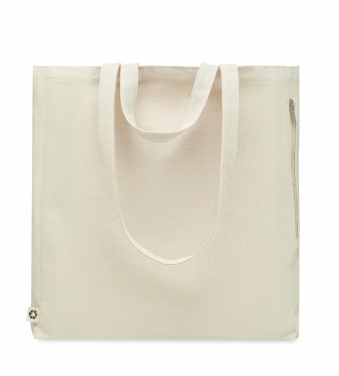 Logo trade promotional merchandise picture of: Recycled cotton shopping bag